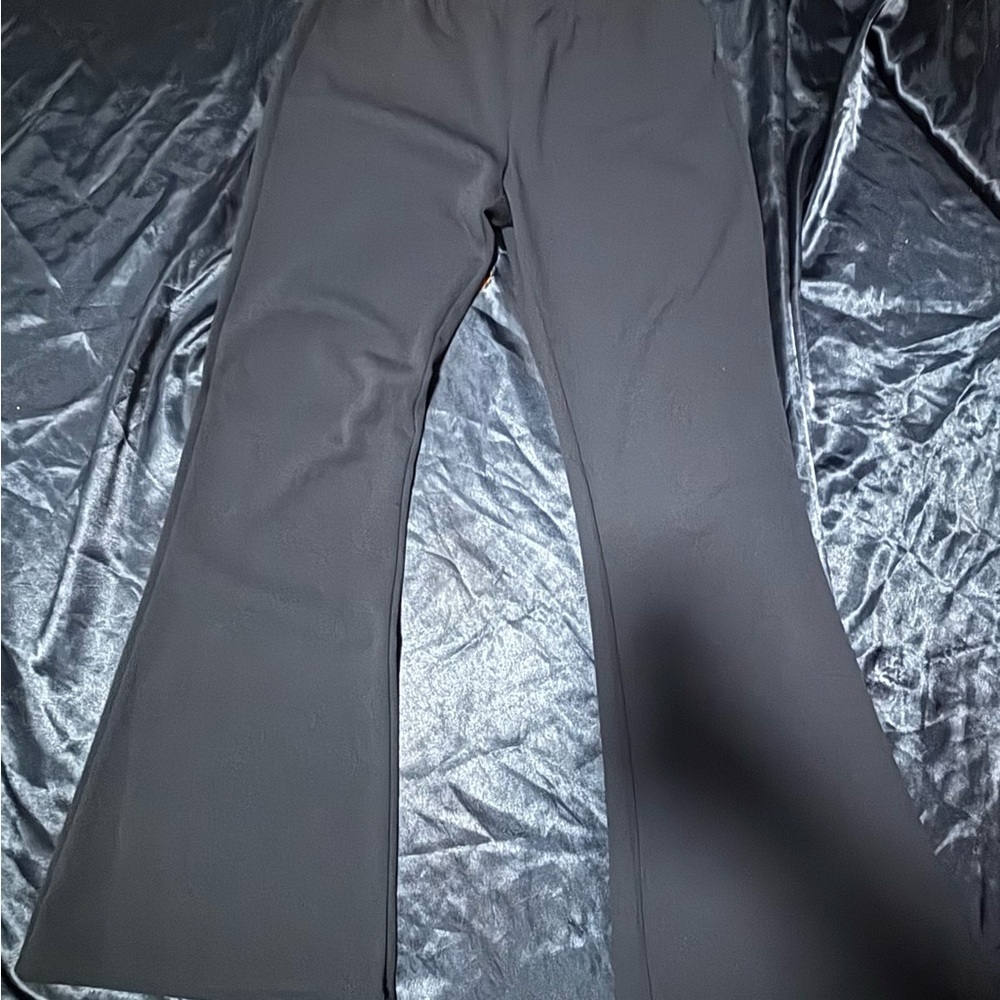 Black (Italian) Flared Pants